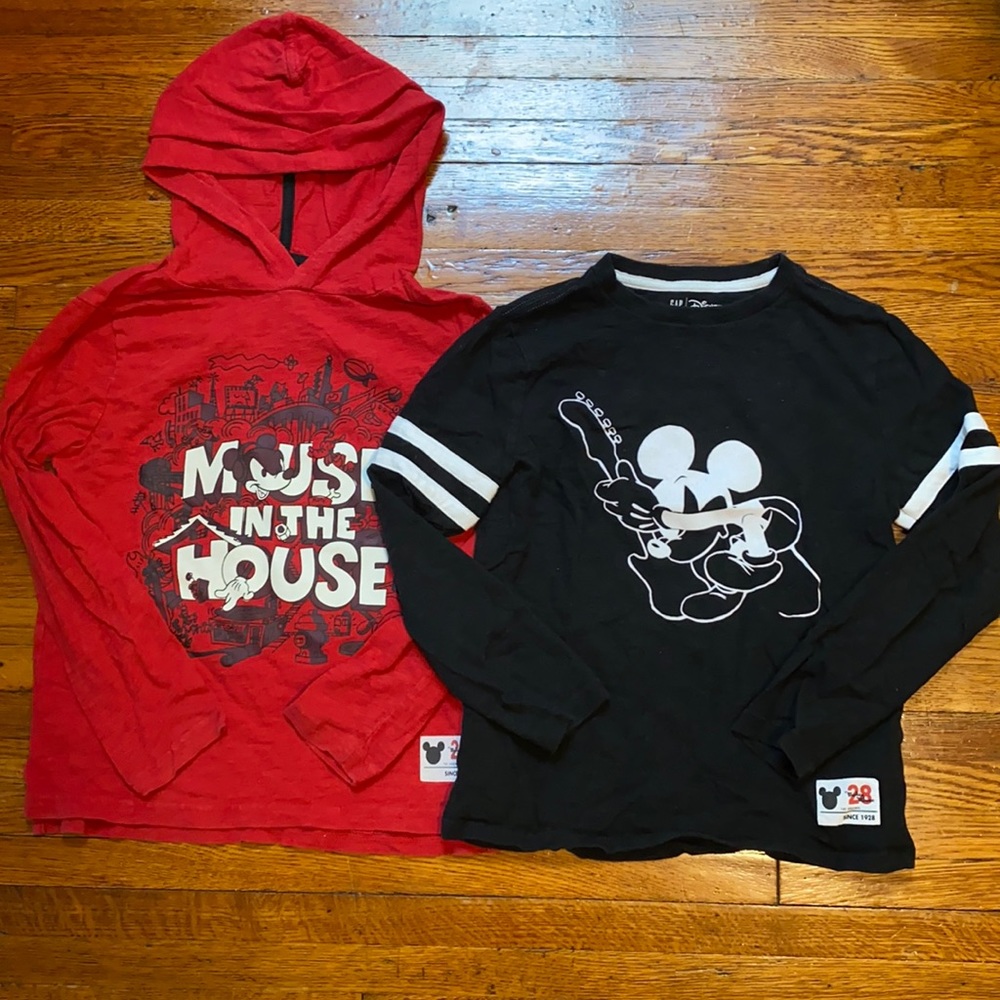 GAP Kids Mickey Mouse collection long sleeve Sz M